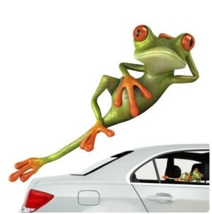 Car Sticker Funny Frogs